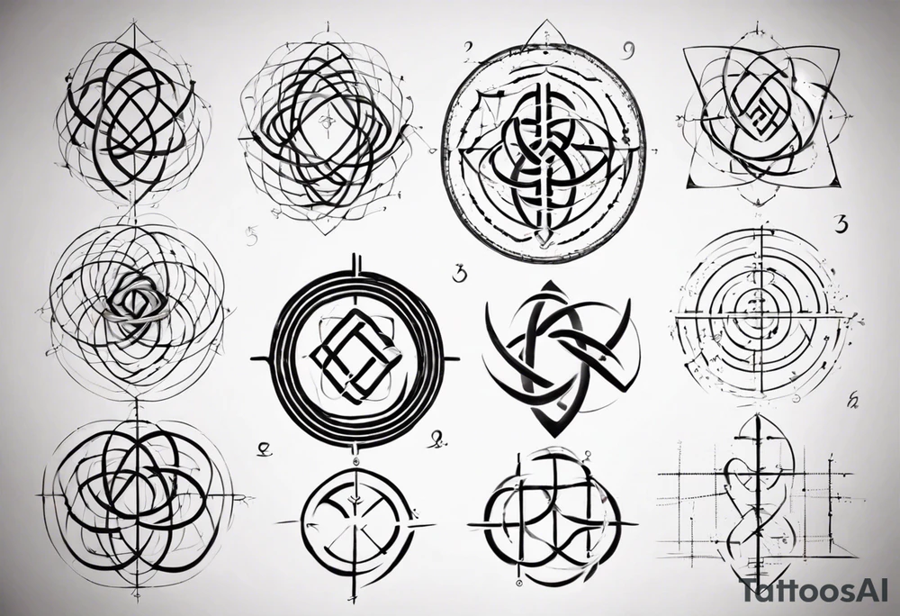 Friendship graph mathematically correct with a prime knot 6,1 tattoo idea