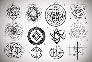 Friendship graph mathematically correct with a prime knot 6,1 tattoo idea