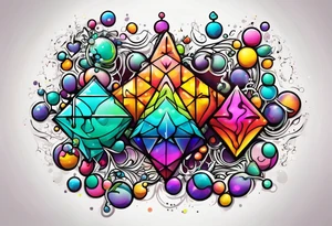 Ecstasy MDMA Chemical structure psychedelic PTSD exploration tattoo idea
