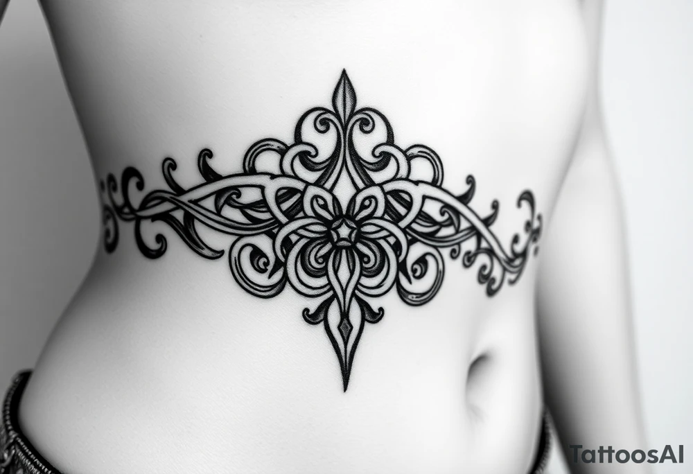 large celtic themed tattoo with similar celtic heritage ideas tattoo idea