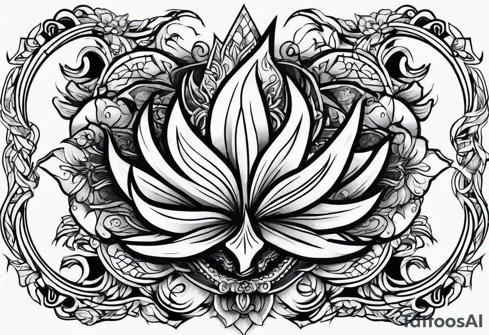 Flames tattoo idea