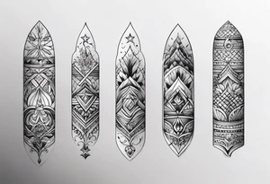 Minimalist finger tattoo idea