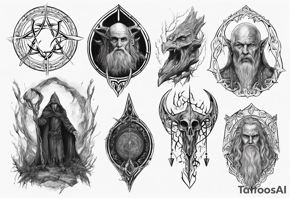 Lord of the rings tattoo idea