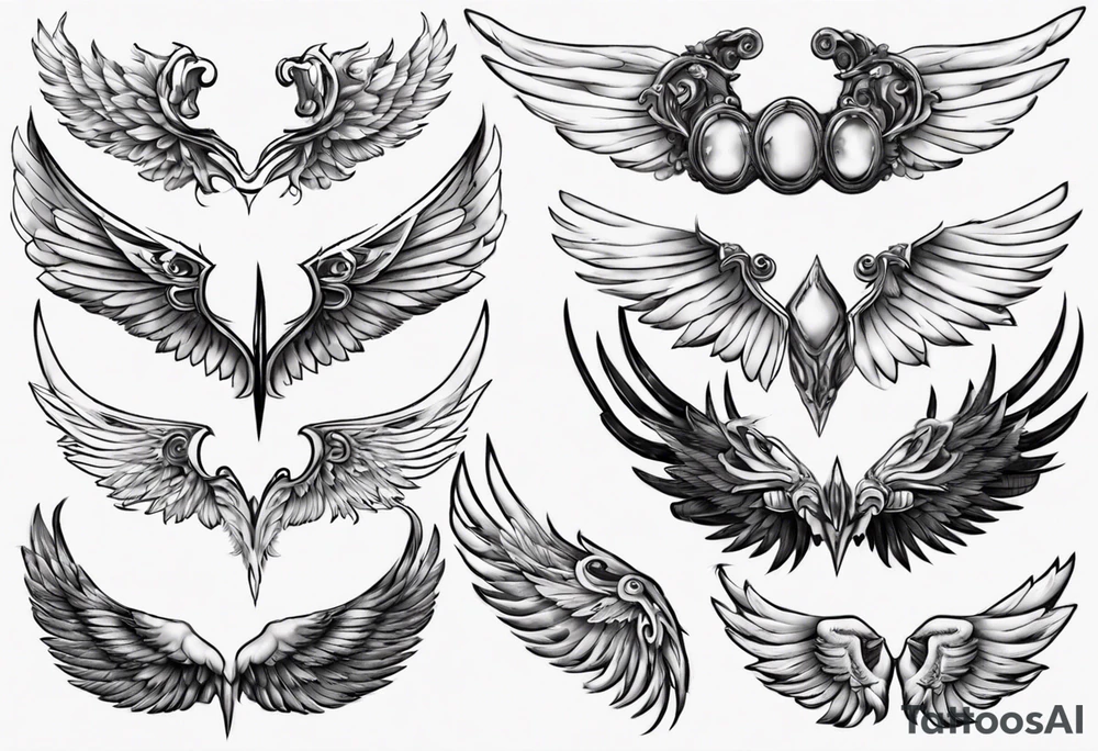 wings tattoo idea