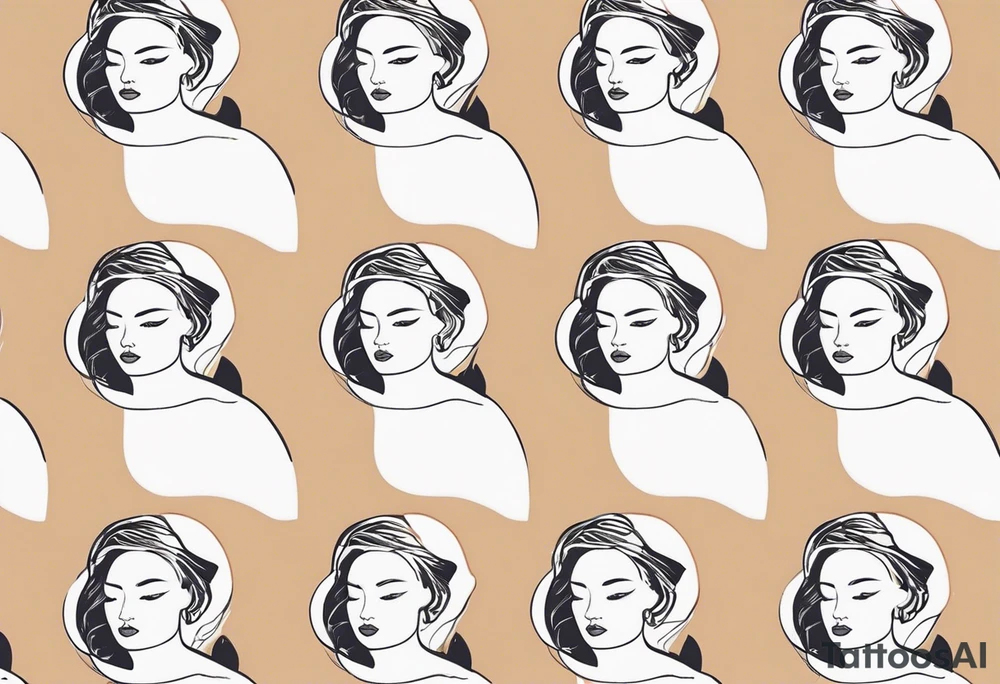Plus size woman tattoo idea