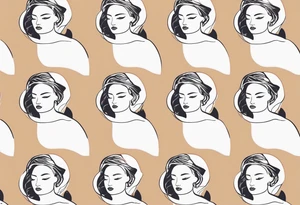 Plus size woman tattoo idea