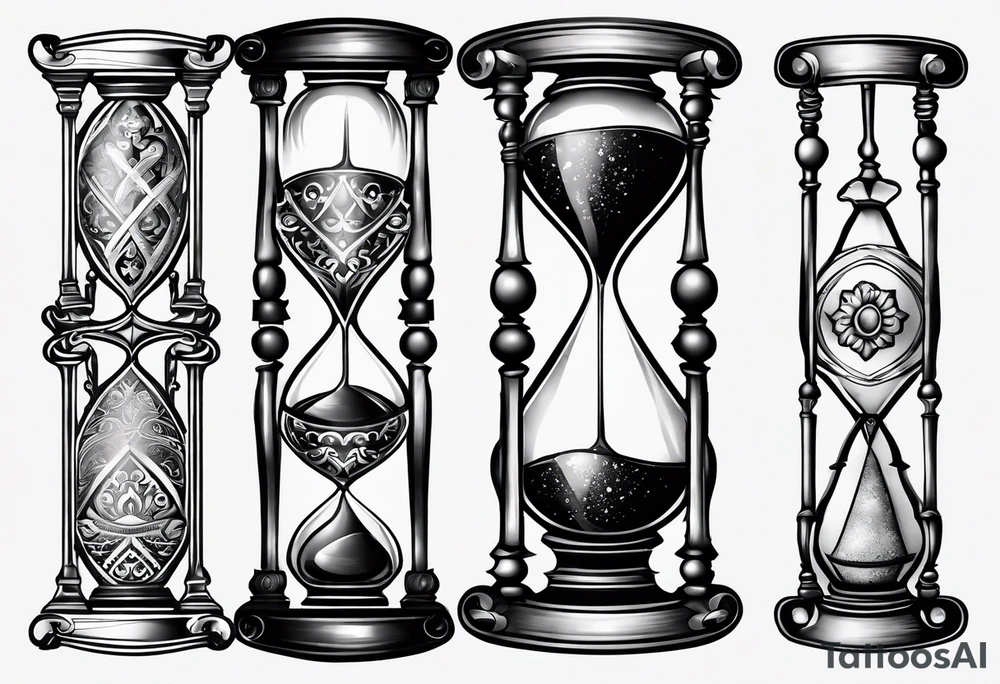 Hourglass tattoo idea
