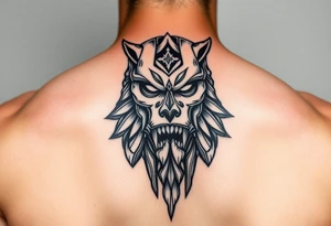 Strong protector tattoo idea