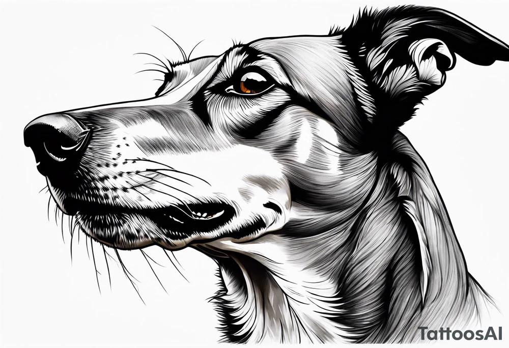 Greyhound tattoo idea