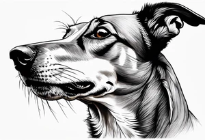 Greyhound tattoo idea