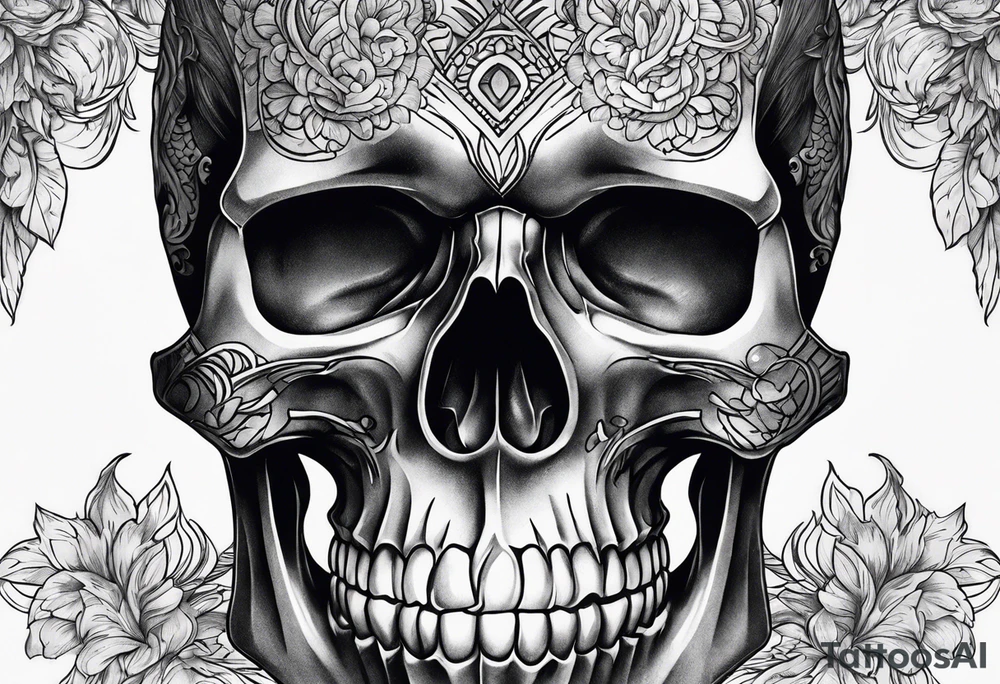 skull tattoo idea