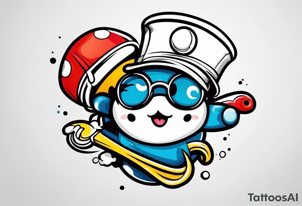 Simple tattoo for a plumber tattoo idea