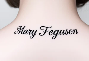 Mary Ferguson tattoo idea