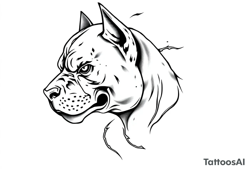 PITBULL tattoo idea