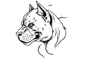 PITBULL tattoo idea