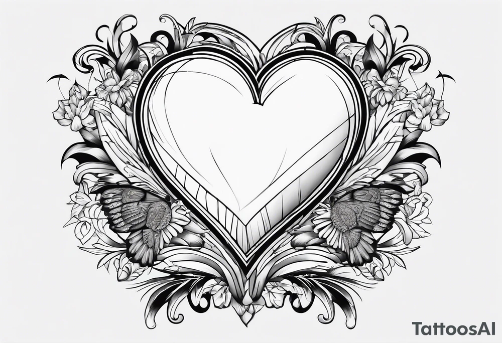 Heart with adam 12 tattoo idea