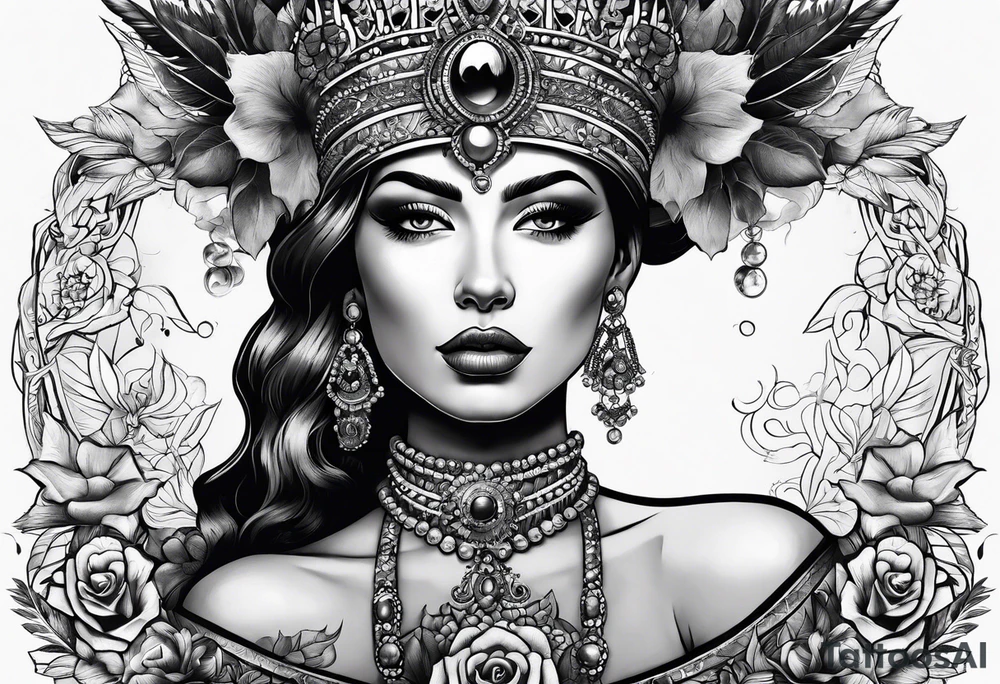 Queen tattoo idea