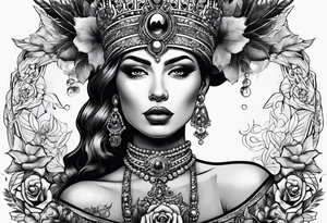 Queen tattoo idea