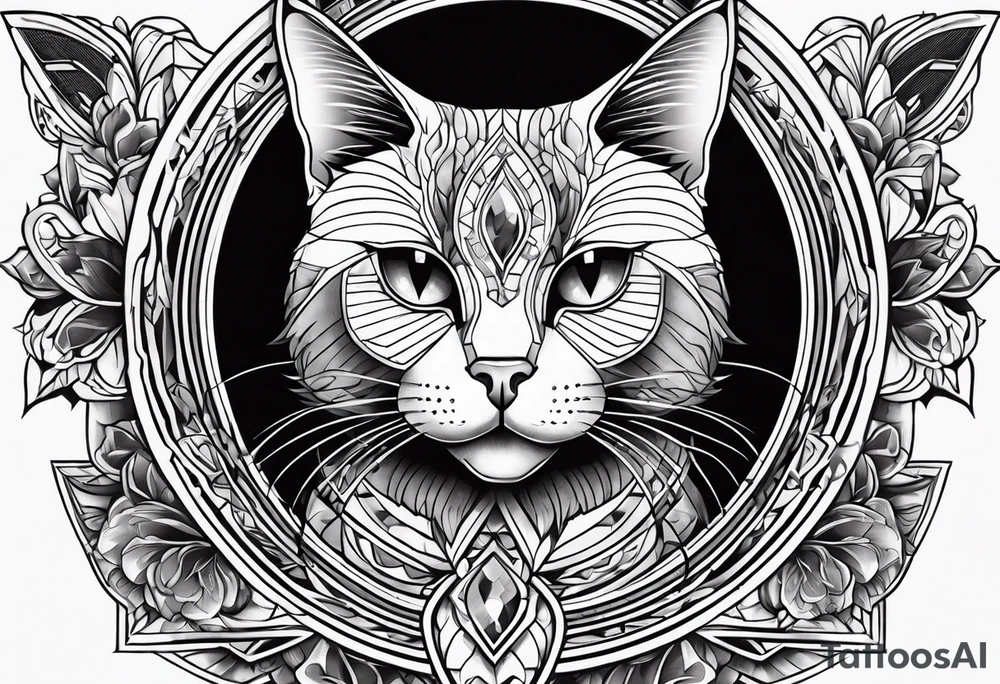 Black Cat tattoo idea