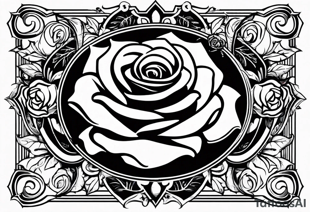 basketball , detroit , roses , virgo logo tattoo idea