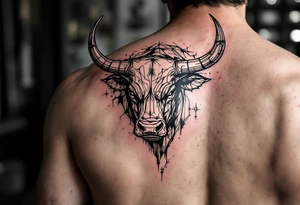 Wall Street bull tattoo tattoo idea