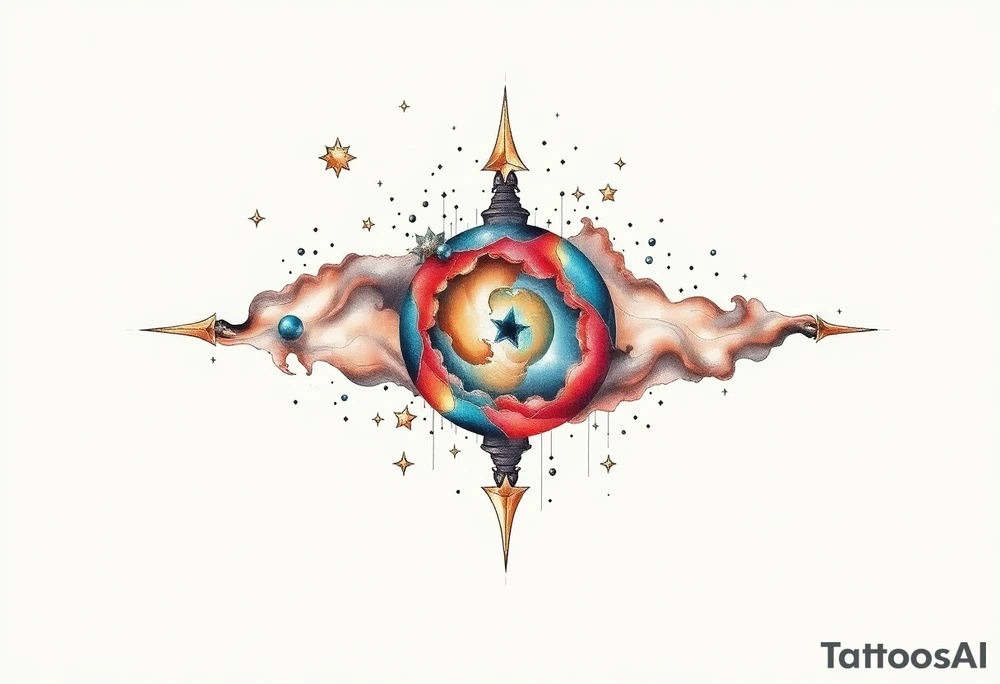 Universe tattoo idea