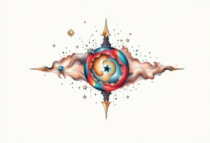 Universe tattoo idea