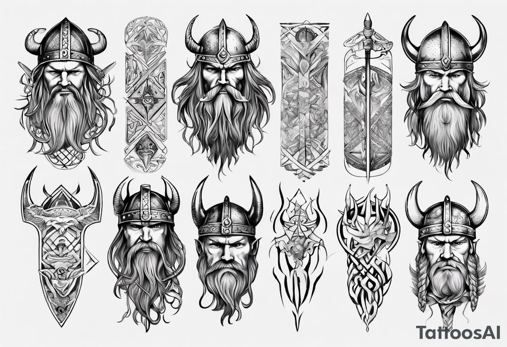 Viking no tattoos full body tattoo idea