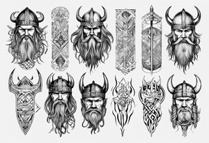 Viking no tattoos full body tattoo idea