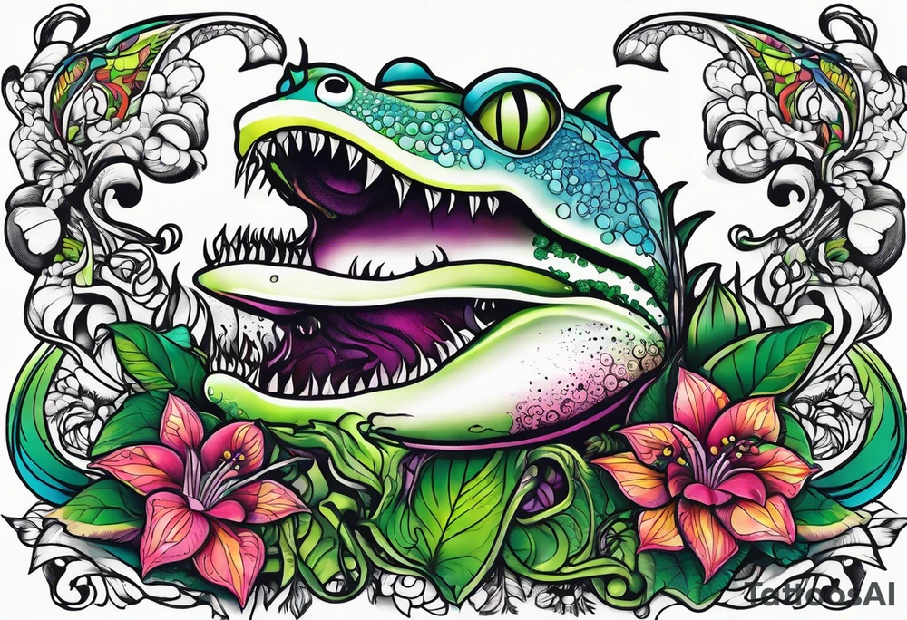 venus fly traps tattoo idea