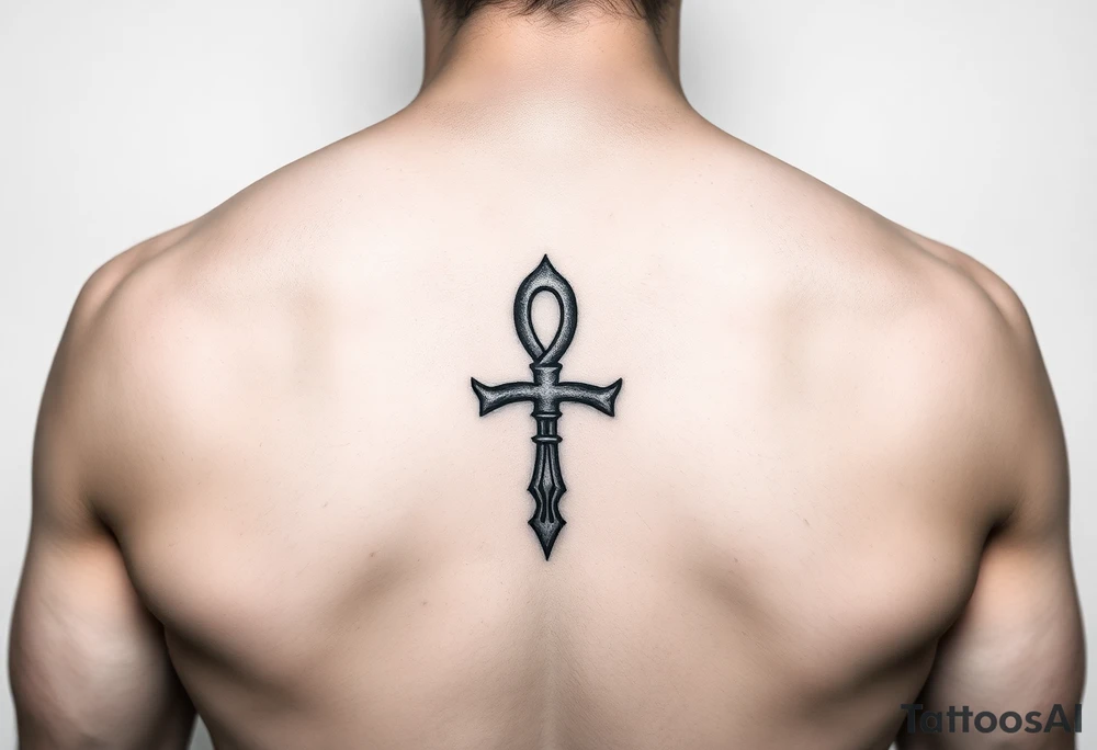 Small Ankh tattoo idea