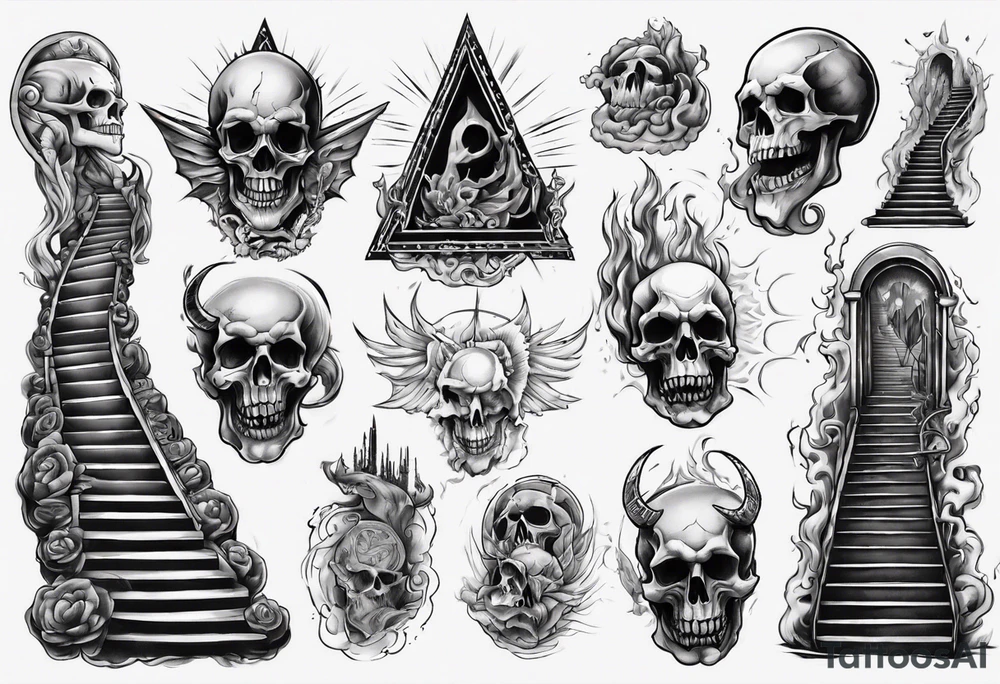 stairway to hell tattoo idea