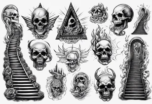 stairway to hell tattoo idea
