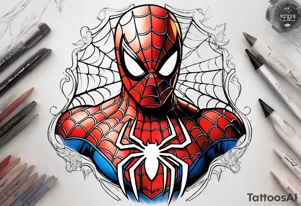 Spider-Man tattoo idea