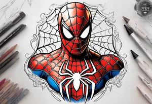 Spider-Man tattoo idea
