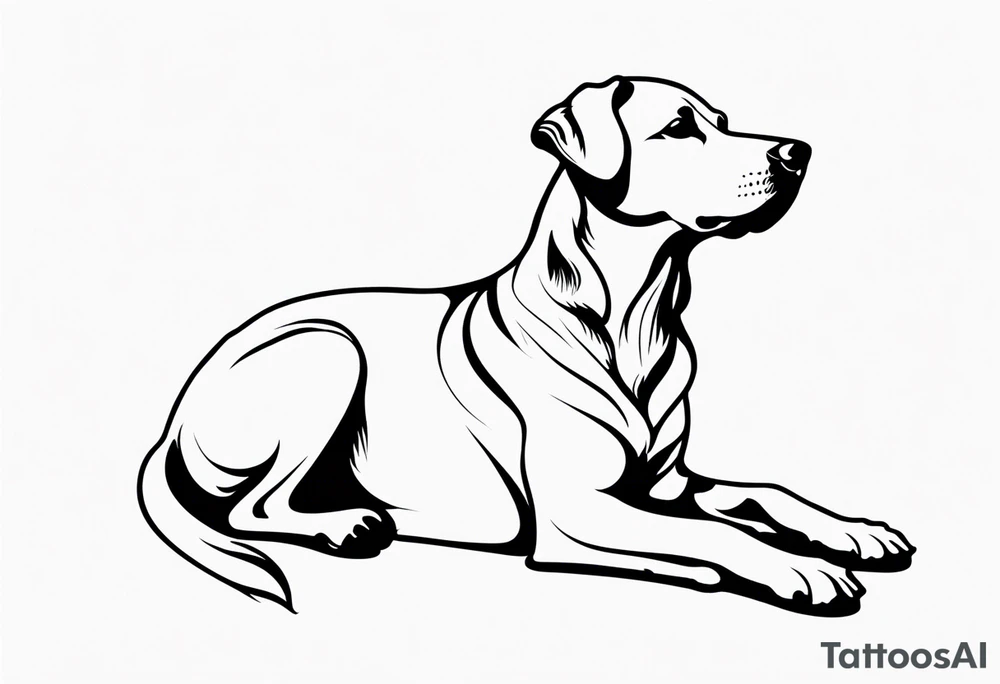 DOG tattoo idea