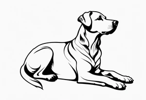 DOG tattoo idea