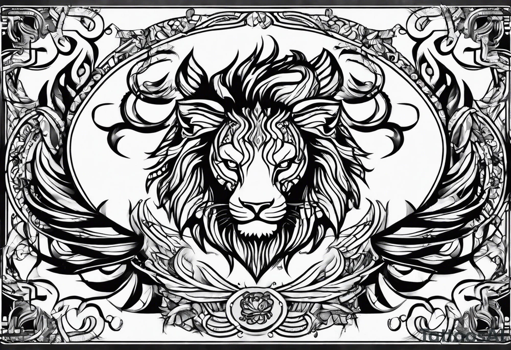 Scorpio Leo couple tattoo idea