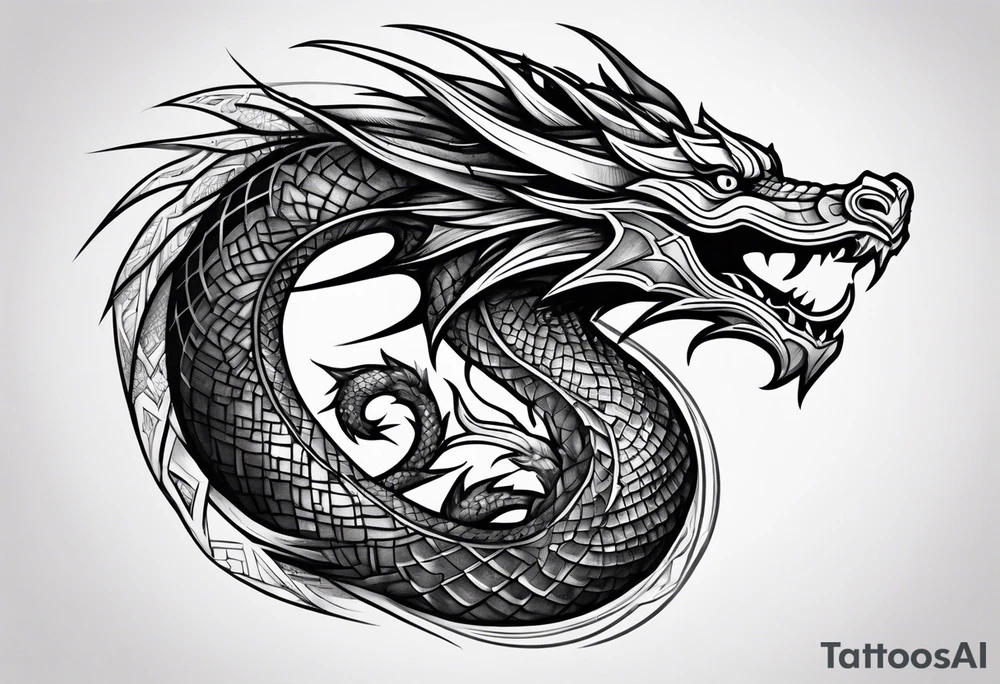 Dragon tattoo idea