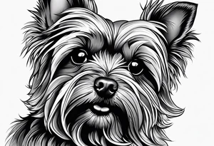 yorkie tattoo idea