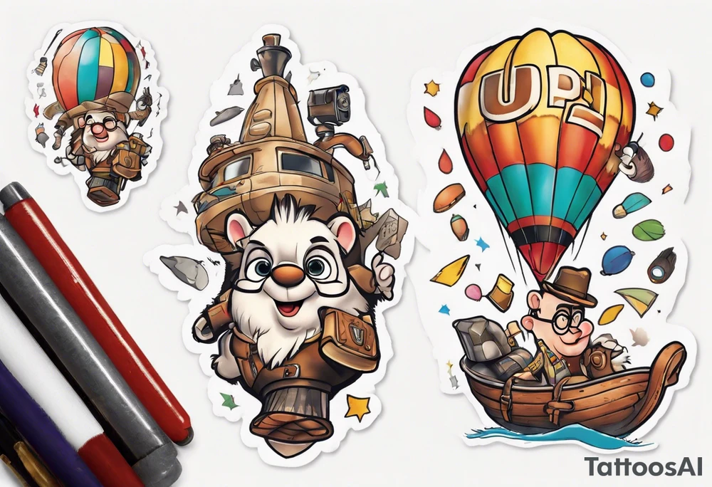 up! movie russell tattoo idea