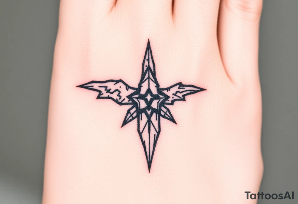 Simple nature or Norse themed, going up the fingers and down the wrist. tattoo idea