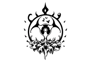 Contagion sign imwith toxic spill behind tattoo idea