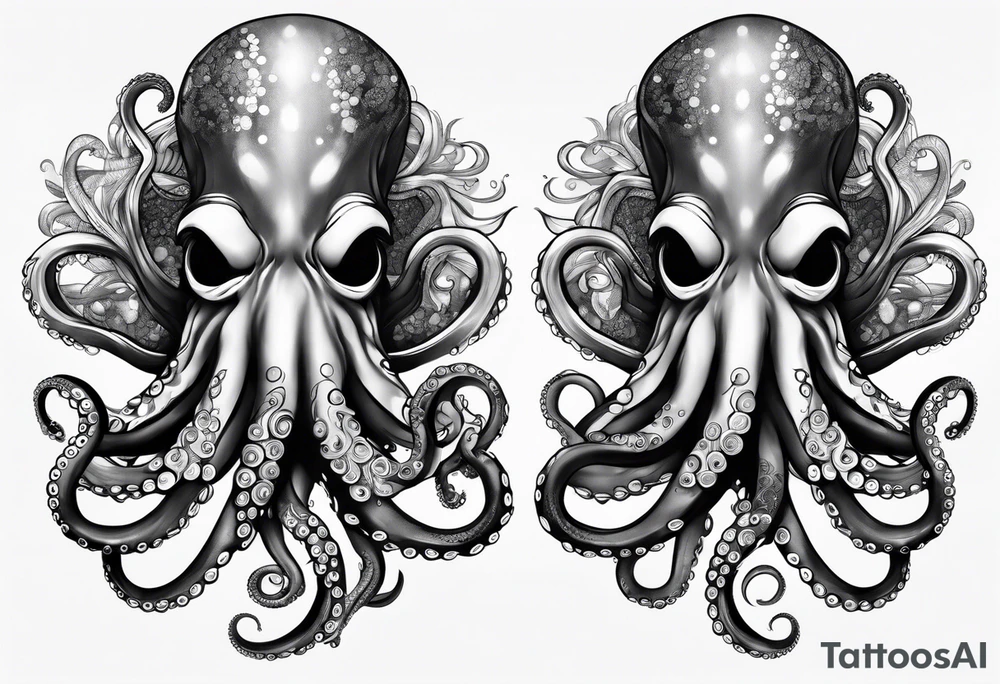 Large sleeve octopus tattoo idea