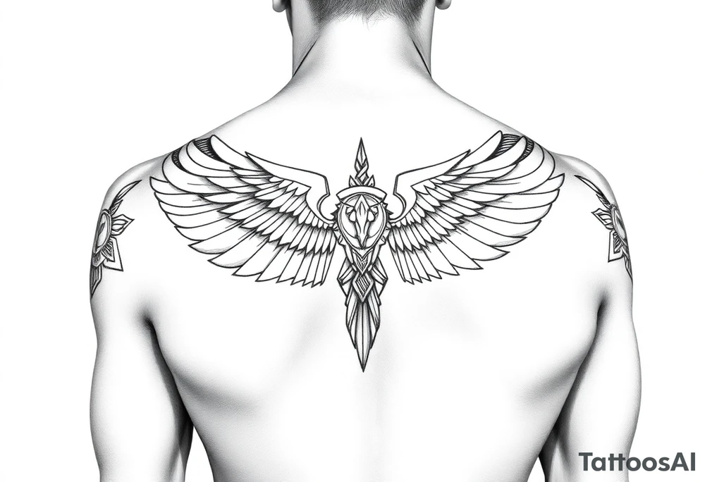 Egyptian sleeve tattoo idea