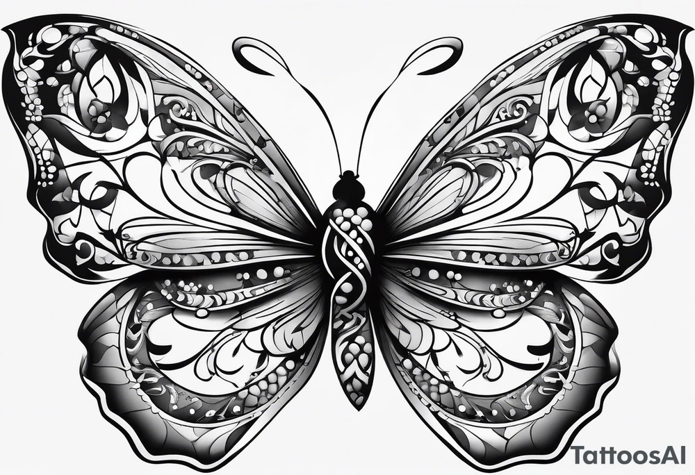 Butterfly tattoo idea