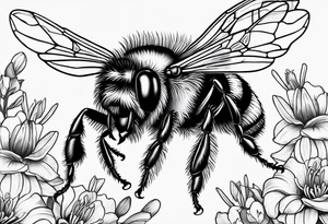 bumble bee tattoo idea