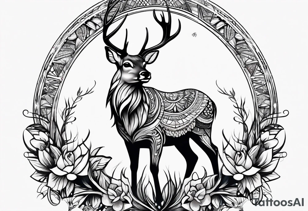 deer, tattoo idea