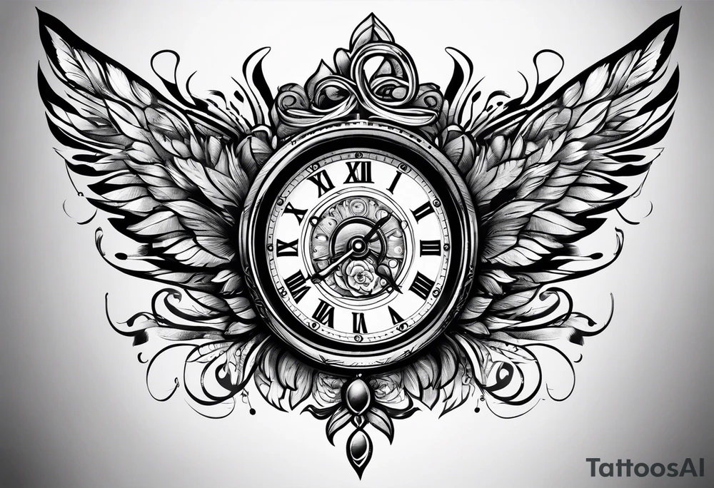 Taschenuhr tattoo idea