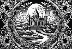 burning ground tattoo idea